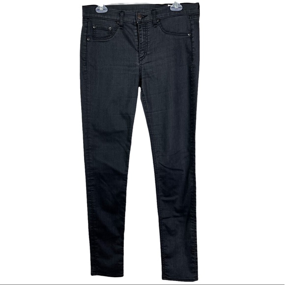 Rag & Bone Shoreditch Skinny Grey Coated Legging Jeans Size 31 - Picture 2 of 11